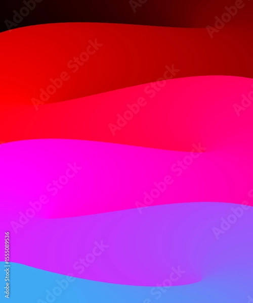 Fototapeta abstract red background with waves