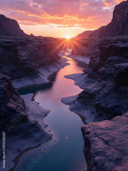 Obraz sunset over the sea