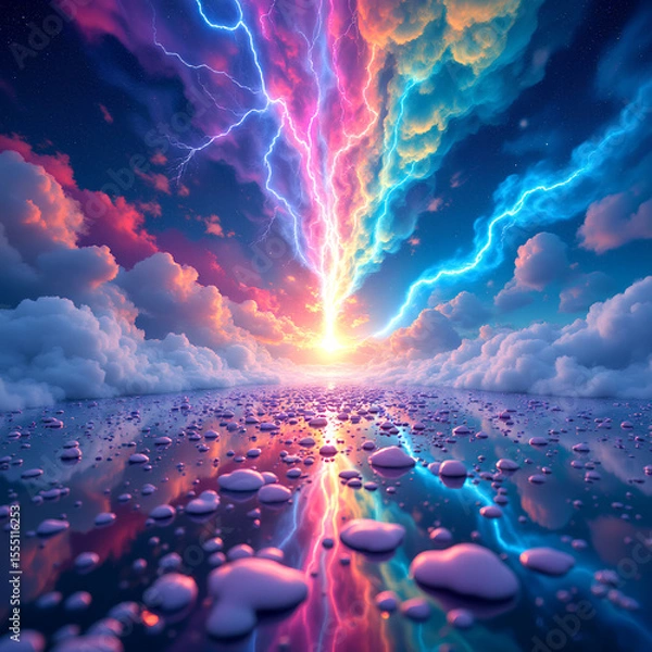 Obraz abstract fractal realms