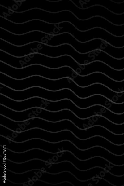 Fototapeta Seamless dark line wave editable background for banner, flyer, poster and more