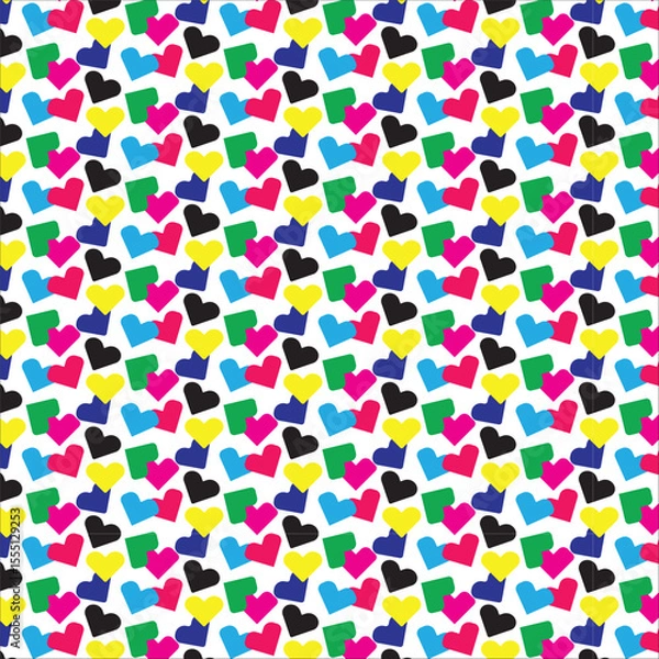 Obraz Love pattern vector design amazing