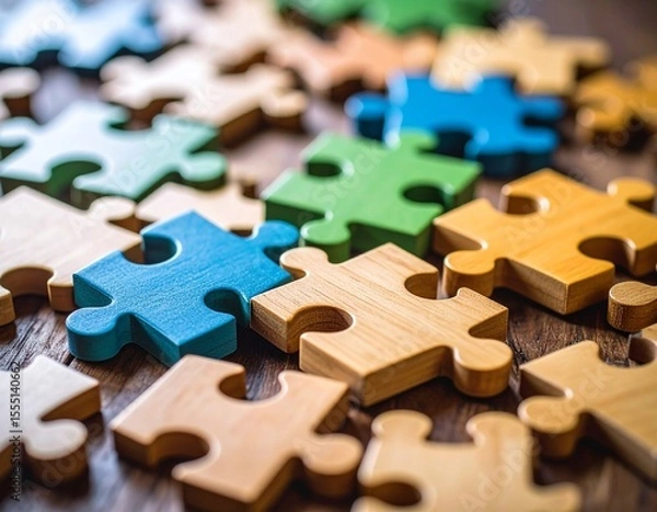 Obraz jigsaw puzzle pieces
