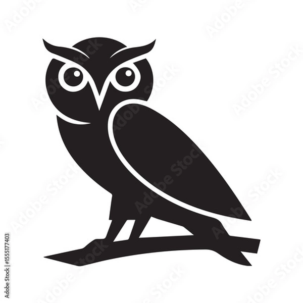 Fototapeta owl on a branch