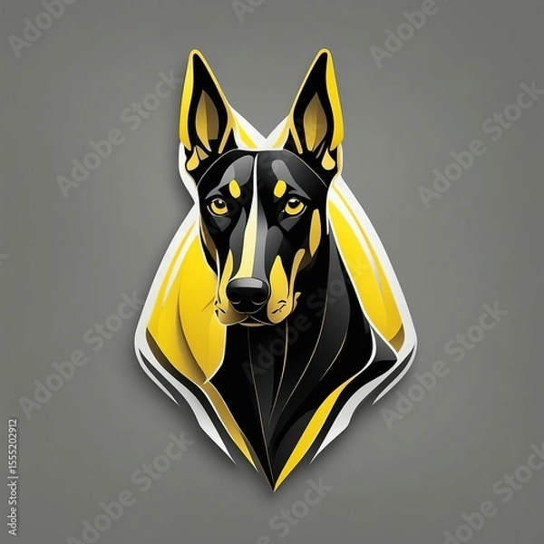 Obraz Doberman dog