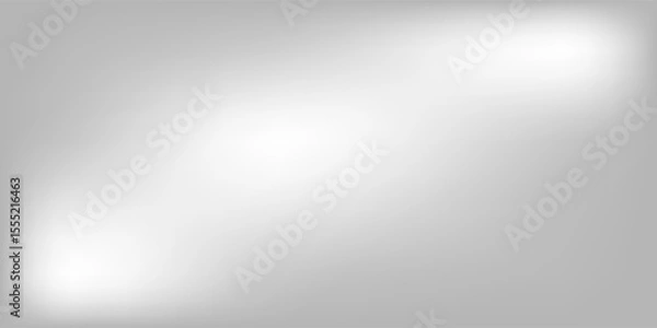 Obraz Silver foil background with metal mirror texture. Chrome gradient surface with light gloss simple abstract