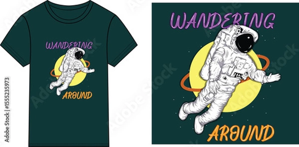 Obraz astronaut wandering around