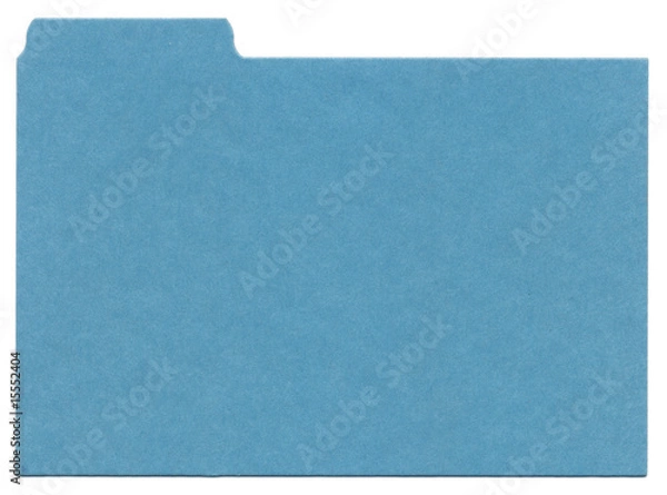 Fototapeta Blue Folder
