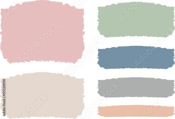 Fototapeta pastel colors abstract pattern geometric brush stroke palette