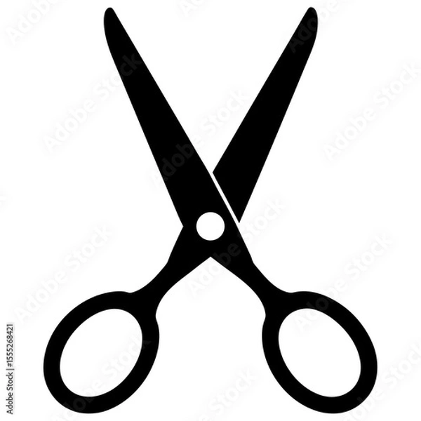 Obraz scissors isolated on white background
