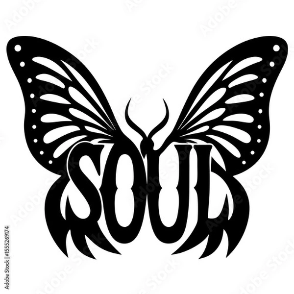 Obraz butterfly vector illustration