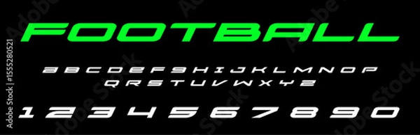Fototapeta Football Game lettering vector graphic apparel clothing prints eps svg png. Typography Fonts graphics designs posters stickers. Download it Now in high resolution format and print it in any size	