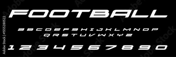 Fototapeta Football Game lettering vector graphic apparel clothing prints eps svg png. Typography Fonts graphics designs posters stickers. Download it Now in high resolution format and print it in any size	