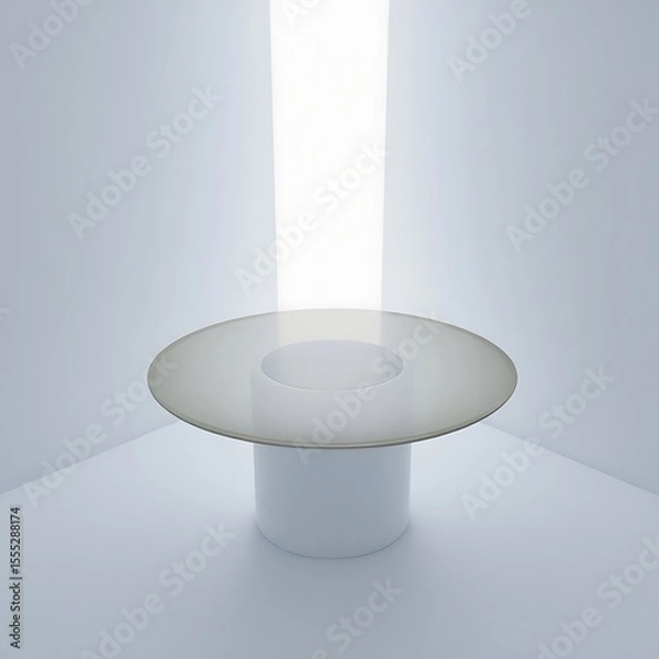 Fototapeta Minimalist Blank Podium for Product Display Design