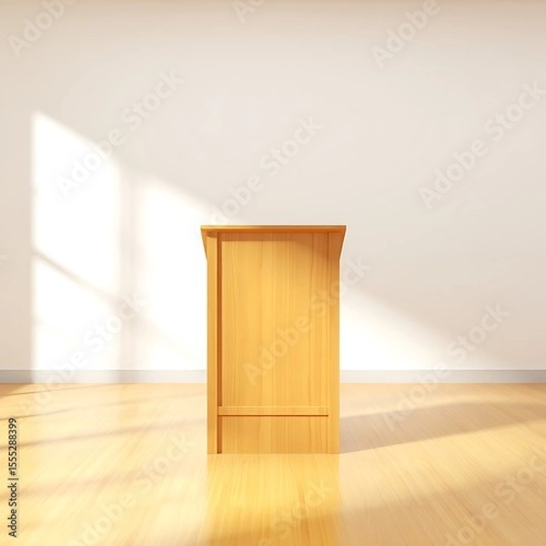 Fototapeta Minimalist Blank Podium for Product Display Design