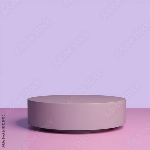 Fototapeta Minimalist Blank Podium for Product Display Design