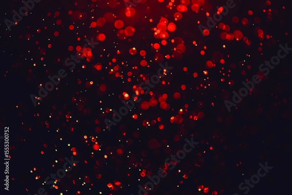 Fototapeta Abstract orange-red bokeh background