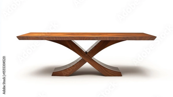 Fototapeta Dining Table Design (Interior/Decor) Refers to the aesthetic and functional design of the actual dining table.