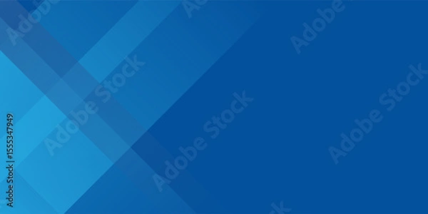 Fototapeta Abstract bacgkround blue and white gradient. Modern blue abstract rectangle box lines background for presentation design, banner, brocure, and business card