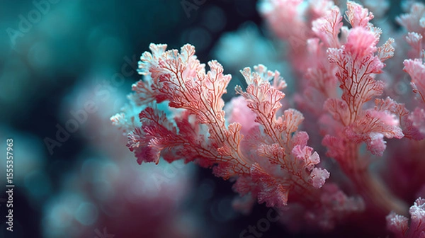 Obraz Soft Coral Blooming, Abstract Wallpaper Background Texture