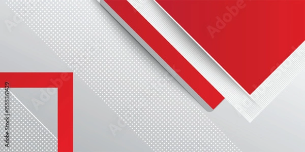 Fototapeta red white modern abstract background design 10