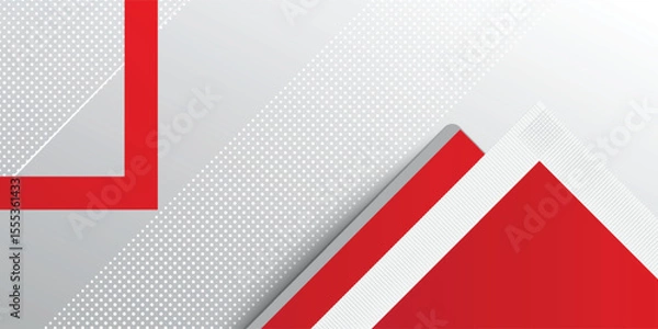 Fototapeta red white modern abstract background design 10