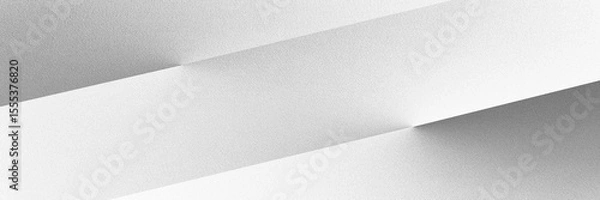 Obraz Black white light grey silver abstract background. Geometric shape. Line stripe triangle angle diagonal 3d. Gradient.Rough grain noise grange.Matte metal metallicTechnology business.Design.Wide banner