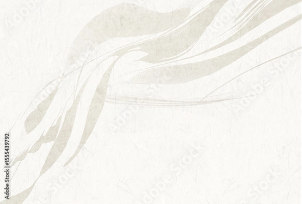 Obraz 白色の和風和紙背景