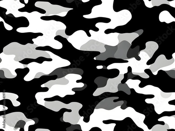 Fototapeta camouflage seamless pattern