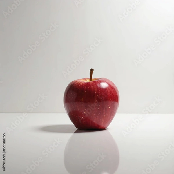 Fototapeta red apple on a table