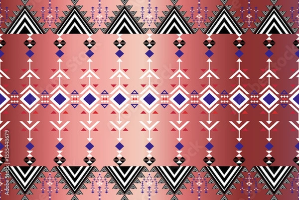 Obraz seamless pattern with flag