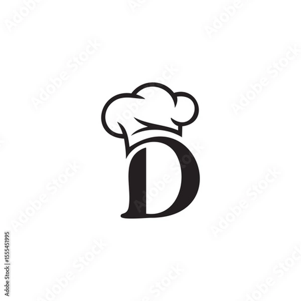 Obraz Modern Minimal Letter D Logo Collection – Monogram, Initial, Vector Branding Design 