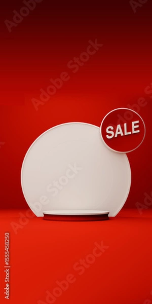 Fototapeta Special Offer Presents A Modern Design Concept. Vertical view