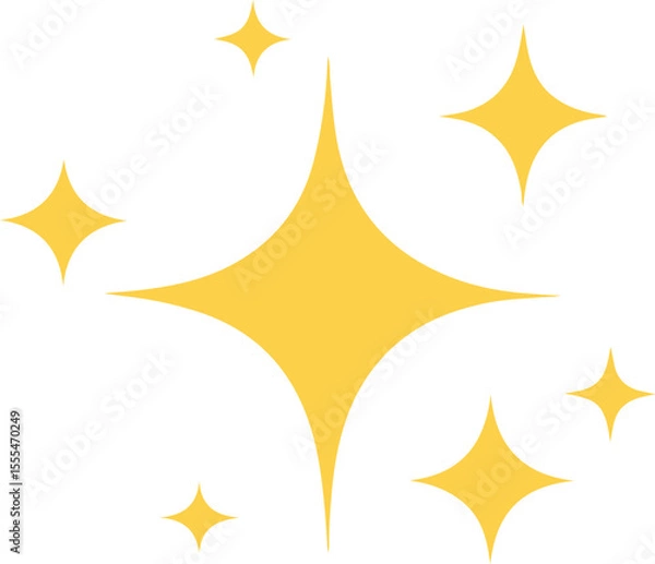 Fototapeta Generative AI logo icon magic sparkle stars Artificial intelligence