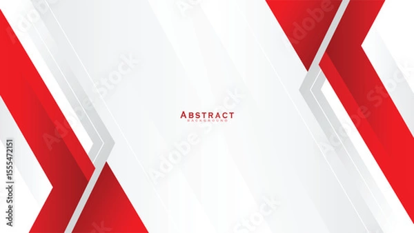 Fototapeta Abstract red white blank space modern futuristic background vector illustration design. Vector illustration design for presentation, banner, cover, web, card, poster, wallpaper