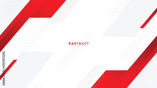 Fototapeta Abstract red white blank space modern futuristic background vector illustration design. Vector illustration design for presentation, banner, cover, web, card, poster, wallpaper