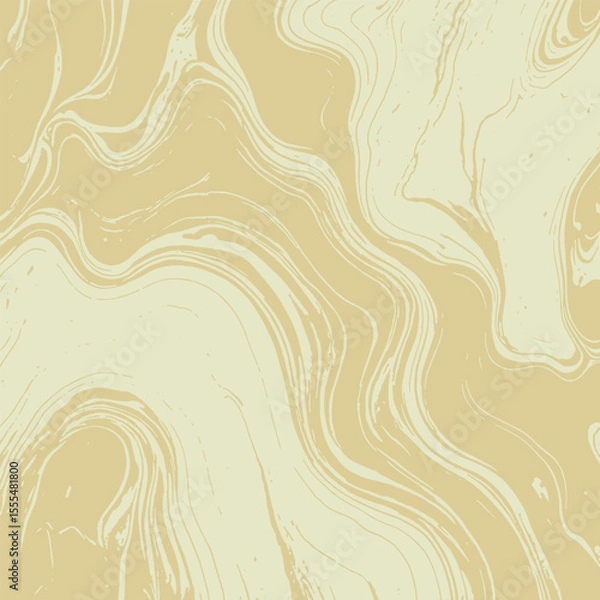 Obraz Liquid swirl light beige stone background. Marble stripes, pastel tone color wave texture, modern swirl wallpaper. Suminagashi pattern with oil painting streaks. Vector