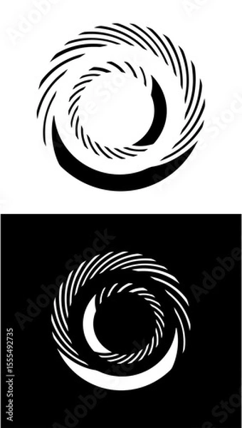 Fototapeta vector a ornate circle design transparent