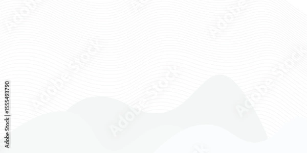 Obraz grey light abstract white line background modern design Vector illustration