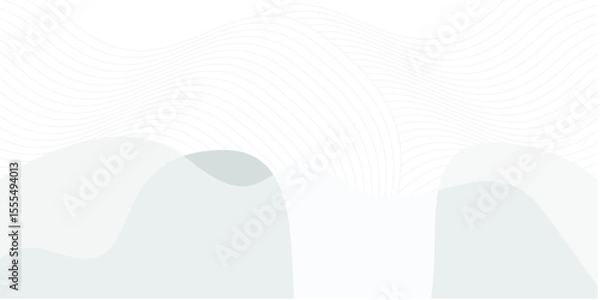 Obraz grey light abstract white line background modern design Vector illustration