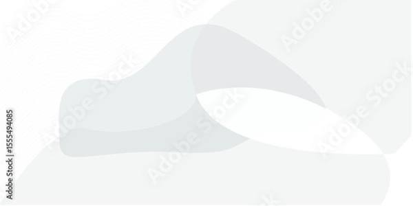 Obraz grey light abstract white line background modern design Vector illustration