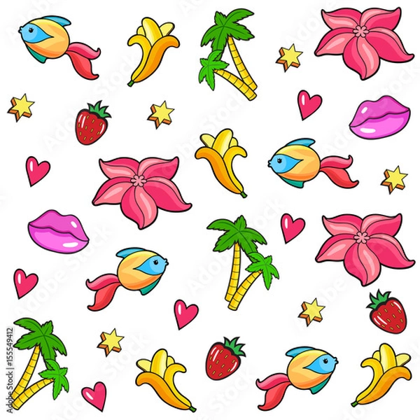 Obraz Comic book style background