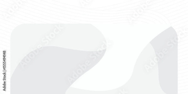 Obraz grey light abstract white line background modern design Vector illustration