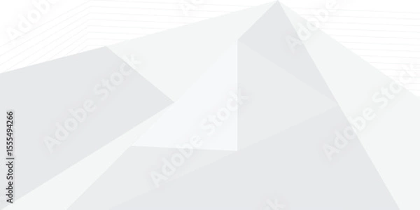 Obraz grey light abstract white line background modern design Vector illustration