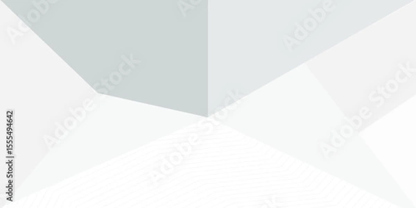 Obraz grey light abstract white line background modern design Vector illustration
