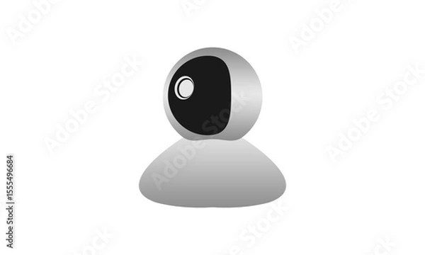 Obraz Bullet cctv camera design vector