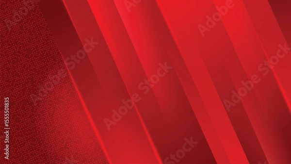 Fototapeta Red Geometric Gradient Vector Background