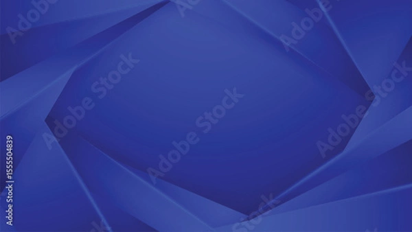 Fototapeta Blue Geometric Gradient Vector Background
