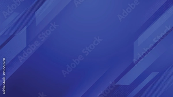 Fototapeta Blue Geometric Gradient Vector Background