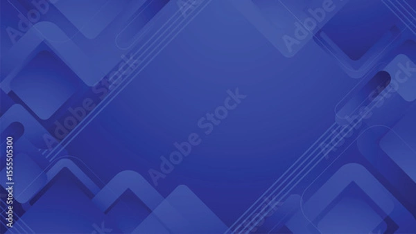Fototapeta Blue Geometric Gradient Vector Background