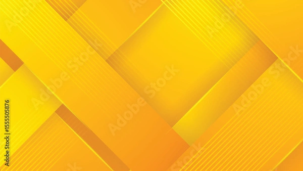 Fototapeta Yellow Geometric Gradient Vector Background